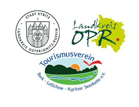 Emblem bzw Logos Stadt Kyritz, OPR, Tourismusverein Bork-Lellichow